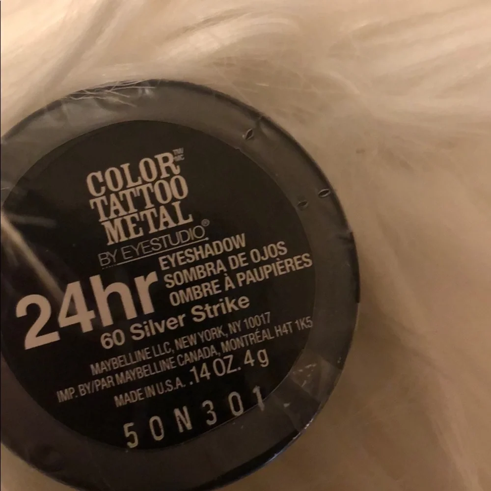 Maybelline ColorTattoo Metal 24HR Cream Gel NEW